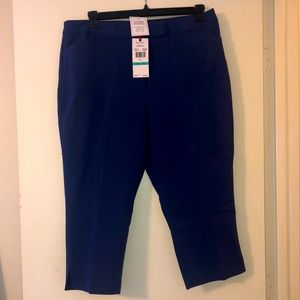 Ocean Blue Ruby Rd. Capris